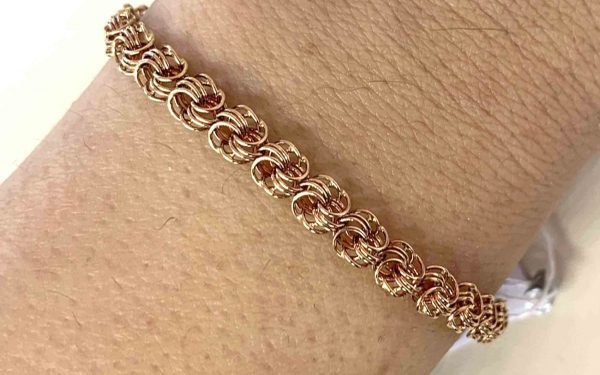 фото на руке Золотий браслет БС012