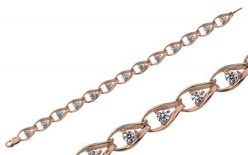 Золотой браслет БС034 Золотой браслет БС034