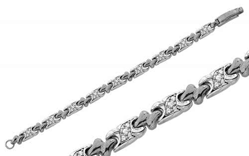 Серебряный браслет БС109-С