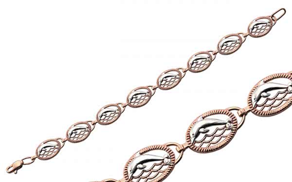 Золотой браслет БС153