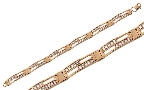 Золотой браслет БС188