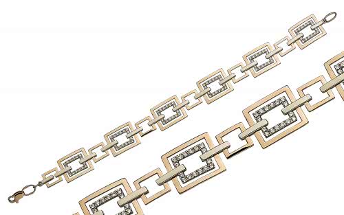 Золотой браслет БС307