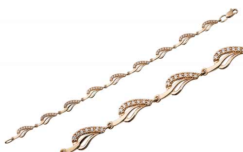 Золотой браслет БС311