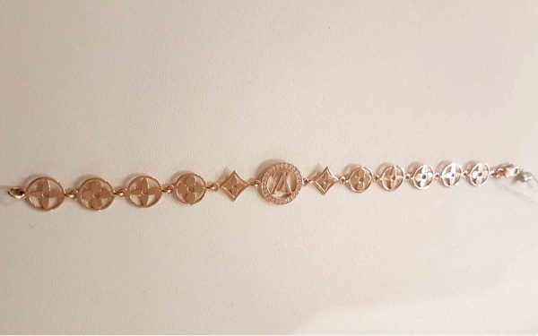 фото Золотой браслет БС330 вытянутый во всю длинну