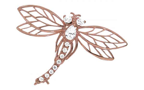 Золотая брошь БШ106 Золотая брошь БШ106