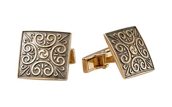 Золотые запонки БШ239 Золотые запонки БШ239