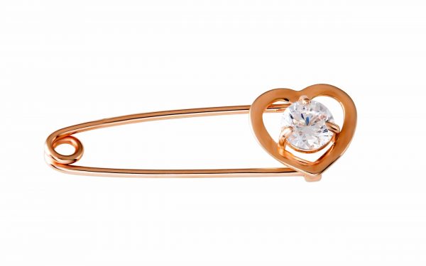 Золота шпилька БШ258 Фото Золотая булавка БШ258 средний вес 2.75 грамма