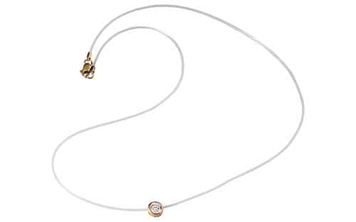 Силиконовый ювелирный шнурок с подвеской ЦК177 Золотая цепочка ЦК177