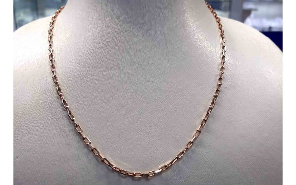 Золотая цепочка ЦП025.1 Фото Золотая цепочка ЦП025.1 на манекене