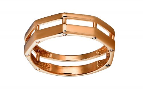 Золотое кольцо без вставок КБ358 средний вес 1,66 г