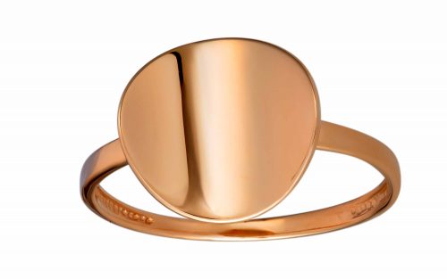 Фото золотое кольцо без вставок КБ449 средний вес 1.85 грамма