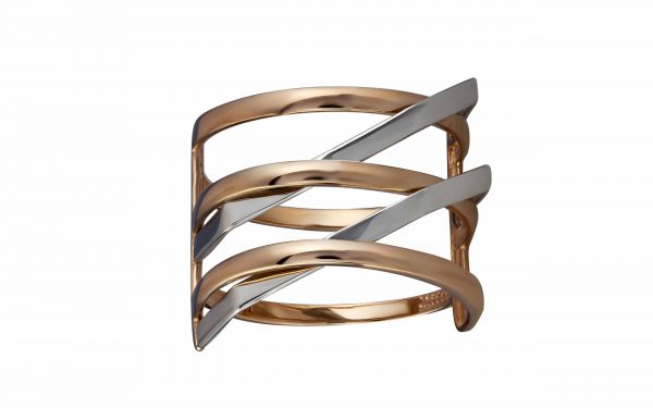 Золота каблучка КБ451 Фото золотое кольцо без вставок КБ451 средний вес 4.15 грамма