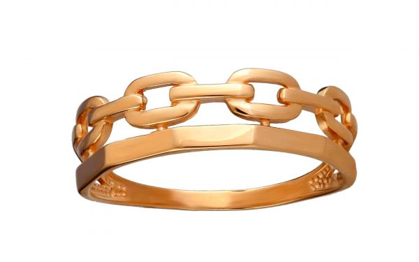 фото Кольцо золотое КБ454 без вставок 1.7 грамма средним весом