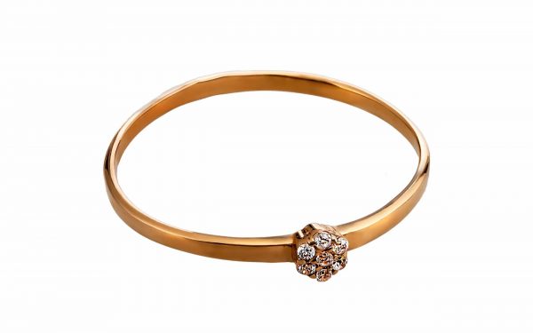 Золотое кольцо с бриллиантами КД2277 Золотое кольцо с бриллиантами КД2277