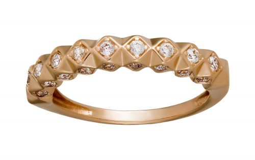 фото Золотое кольцо с бриллиантами КД2518