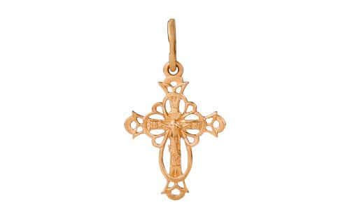 Золотой крестик КП45 Золотой крестик КП45