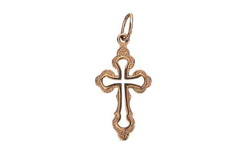 Золотой крестик КР040 Золотой крестик КР040