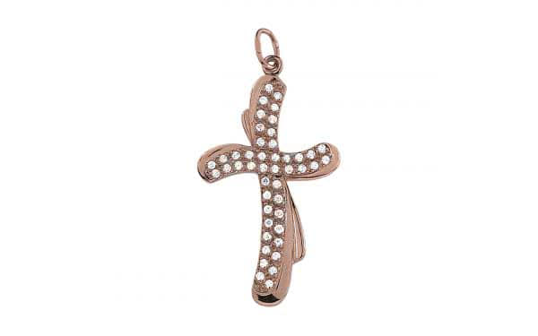 Золотой крестик КР056