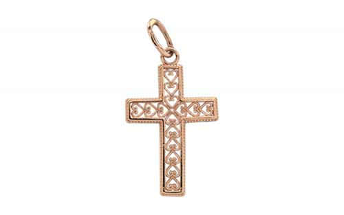 Золотой крестик КР077 Золотой крестик КР077