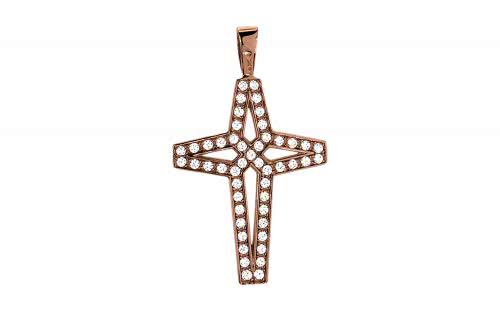 Золотой крестик КР078