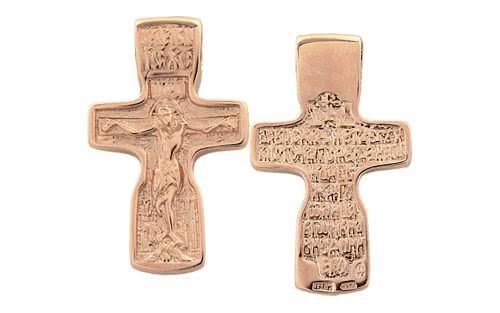 Золотой крестик КР089