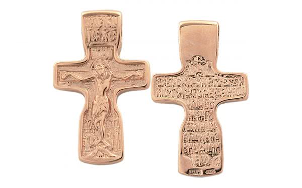 Золотой крестик КР089