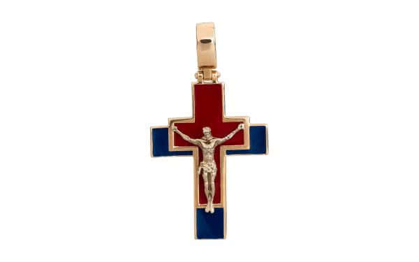 Золотой крестик КР158.21