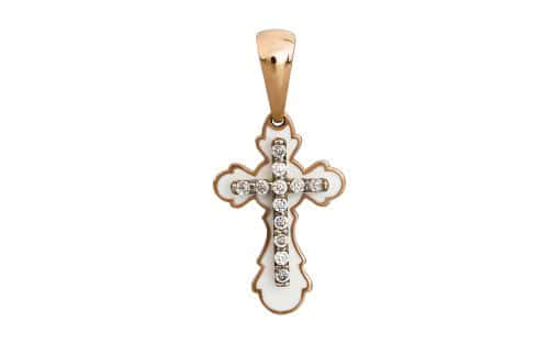 Золотой крестик КР163.1 Золотой крестик КР163.1