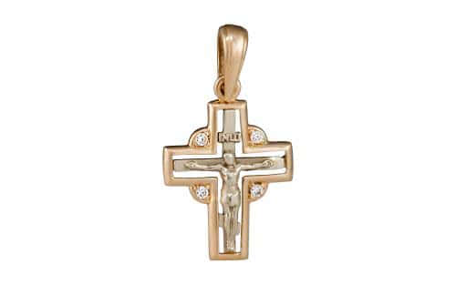 Золотой крестик КР208 Золотой крестик КР208