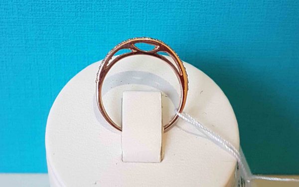 Золотое кольцо КВ2058 Фото Золотое кольцо КВ2058 вид сбоку