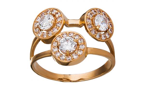 Золотое кольцо КВ2118