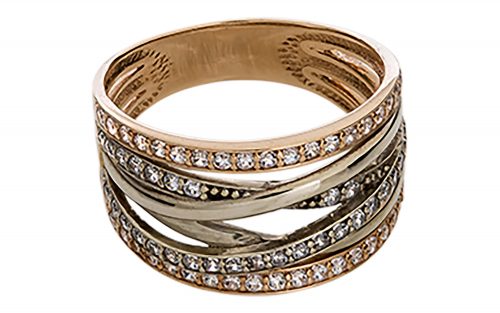 Золота каблучка КВ2214 Золотое кольцо КВ2214