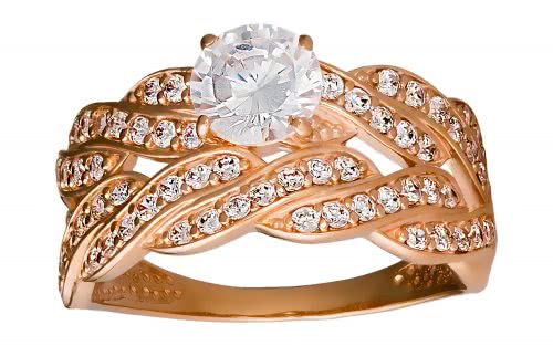 Золотое кольцо КВ2443 Золотое кольцо КВ2443