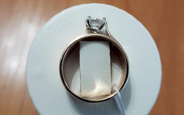 Золотое кольцо КВ2801 плашмя