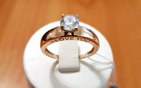 Золотое кольцо КВ2854 Золотое кольцо КВ2854 под углом