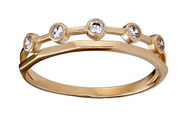 Золота каблучка КВ2941 Золотое кольцо КВ2941