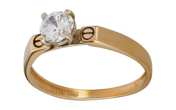 Золота каблучка КВ2972 Золотое кольцо КВ2972