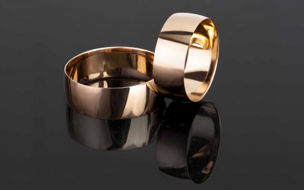 Фото Обручальное кольцо ОБ.7 средний вес 3.27 грамма