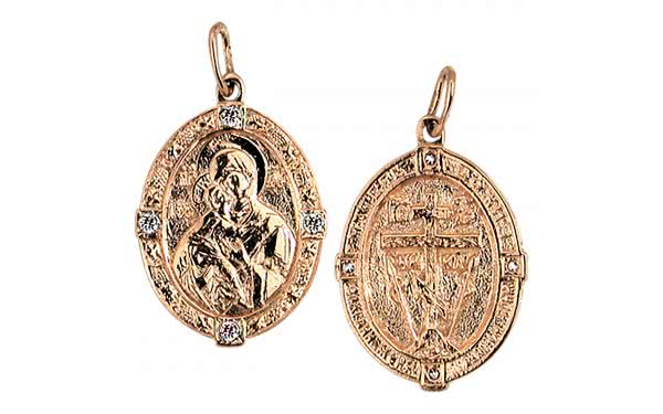 Золотая ладанка ПВ029 Золотая ладанка ПВ029