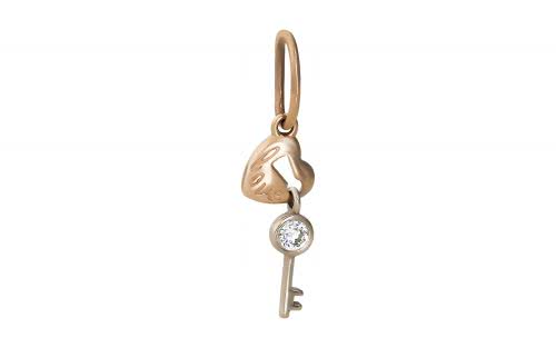 Золотая подвеска ПВ1243