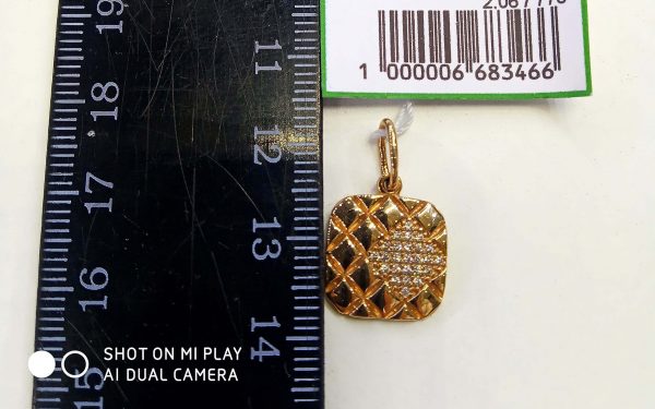 Золота підвіска ПВ1256 ювелирный завод ЮвелирЭлит