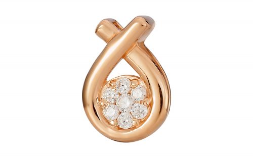 Золотая подвеска ПВ1393 Золотая подвеска ПВ1393