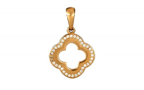 Золотая подвеска ПВ1395