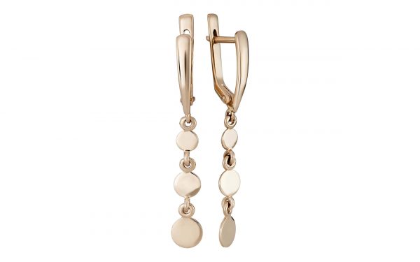 Золотые серьги СБ316