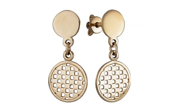 Золотые серьги СБ340