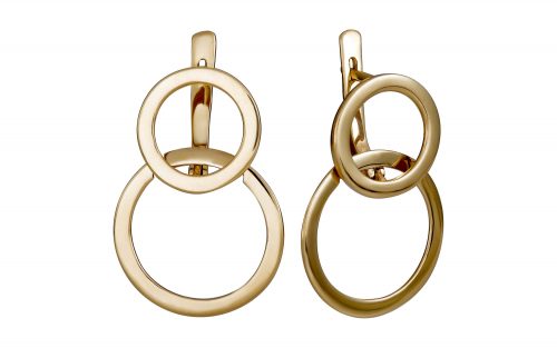 Золотые серьги СБ343