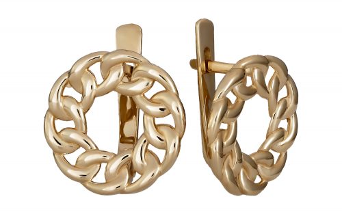 Золотые серьги СБ346