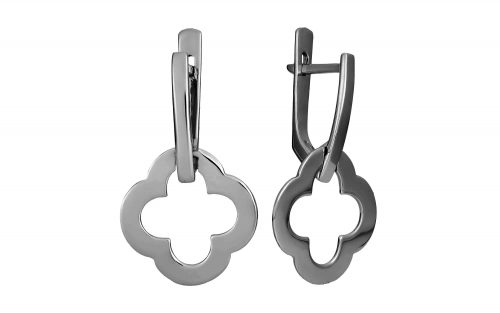 Фото серьги серебряные СБ347-С средний вес 2.56 грамма