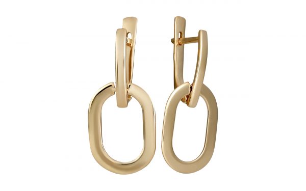 Золотые серьги СБ349