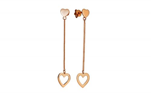 Золотые сережки висюльки без вставок СБ358 средний вес 1,66 г